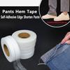 60M Pants Hem Tape Self-Adhesive Edge  Jean Clothes Length Shorten DIY Sewing Accessories Pasting Double-Sided Non-Woven