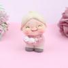 Cake Decoration Cute Old Couple Figurines Mini Handmade Grandparent Statue Cartoon Creative Longevity Cake Ornaments Desk