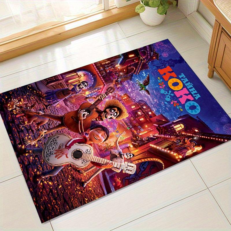 

1pc. Colorful coco Carpet for Home Decor, Office Rug, Outdoor Mat, Gift Idea - Vibrant Day of the Dead Themez041002 60cm by 90cm