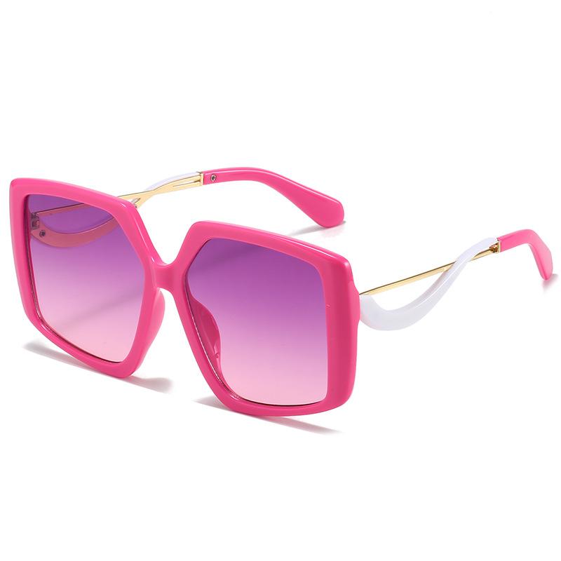 Luxury Square Sunglasses Women Brand Designer Sun Glasses Ladies Large Retro Black Eyeglasses