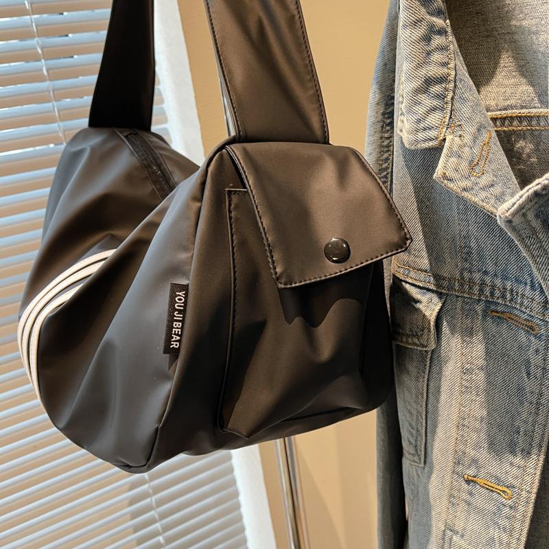 Striped Large Capacity Travel Bag Women's Shoulder Bag Crossbody Bag