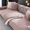 Plush Sofa Cushion Winter Cover Cushion All-inclusive Non-slip Household European Sofa Cover All-season Universal Seat Cushion