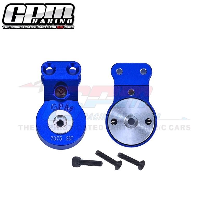 GPM Aluminum 7075 Servo Saver Steering 23T/25T W. Built-In Spring For ARRMA 1/10 Gorgon ARA340192