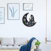 Creative Moon Cat Crystal Storage Rack and Home Decor Ornament
