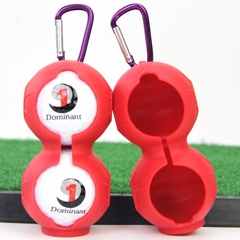 Golf Silicone Ball Covers (2-Pack) - Protective Accessories with Belt Attachment