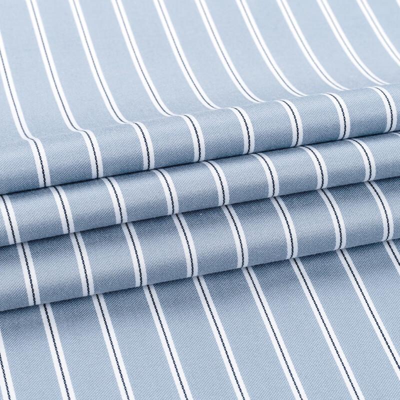 FIRS Men's Wrinkle-Free Stretch Striped Long Sleeve Shirt