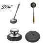 Ergonomic Cleaning Tool Stainless Steel Pot Brush, with Handle, Heavy Comfortable Grip Scrubber Duty Kitchen Scrubbing for Pans Grill Dishes