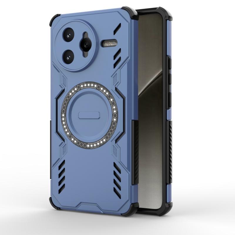 

Для Poco F7 Ultra Чехол Чехол Xiaomi Poco F7 Ultra Capas Кольцевой Магнитный Адсорбционный Беспроводной Зарядный Чехол Poco F7 Ultra Poco F7 Ultra синий