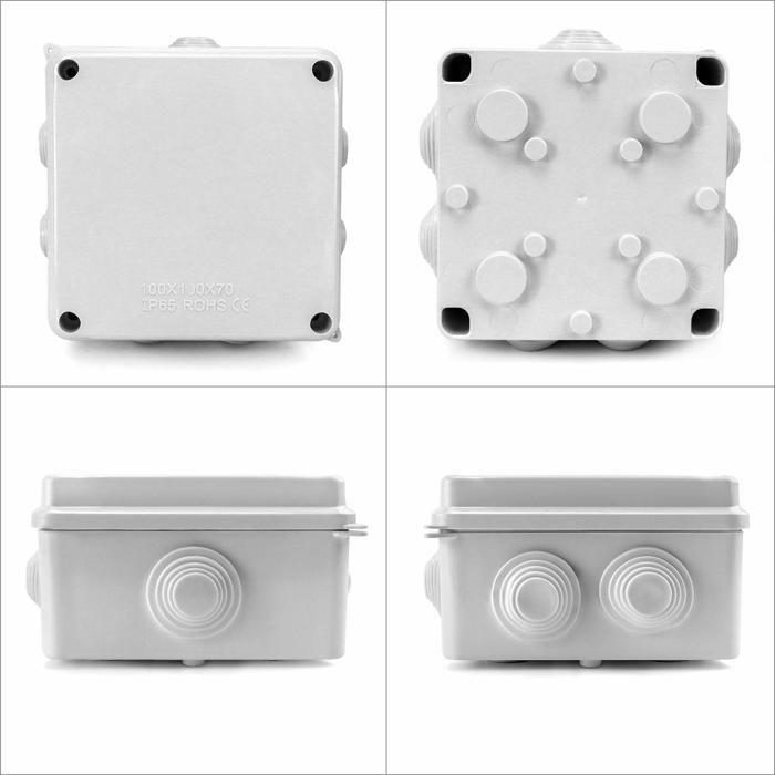 Boîte De Dérivation - QWORK - WD4289 - IP65 - Plastique ABS - Étanche Extérieur