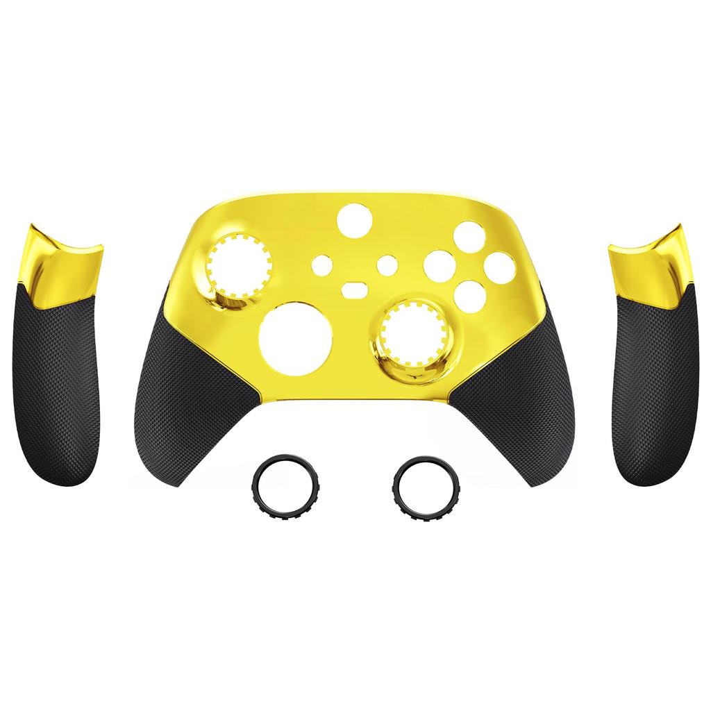 eXtremeRate Redesigned Grip Handle Faceplate for Xbox Core ASR Version Performance Rubberized Side Rail Grip Shell for Xbox Series X S Controllers