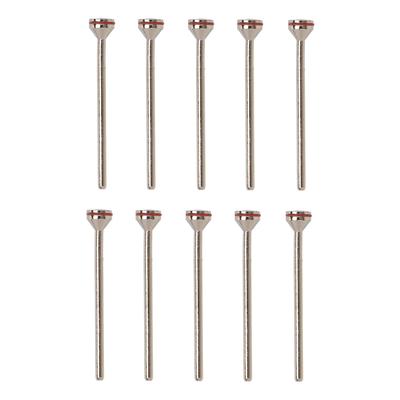 10pcs Dental Mandrel Shank Stainless Steel Polishing Dental Mandrel Shank for Rotary Machine