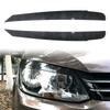 Front Headlight Eyelid Trim Cover Decoration Fit For Volkswagen Touran 2011 2012 2013 2014 2015 ABS Plastic