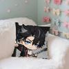 Cute Wriothesley Case Plush Fabric Soft Pillowcase Double Sided Print Cushion Cover Household Gifts