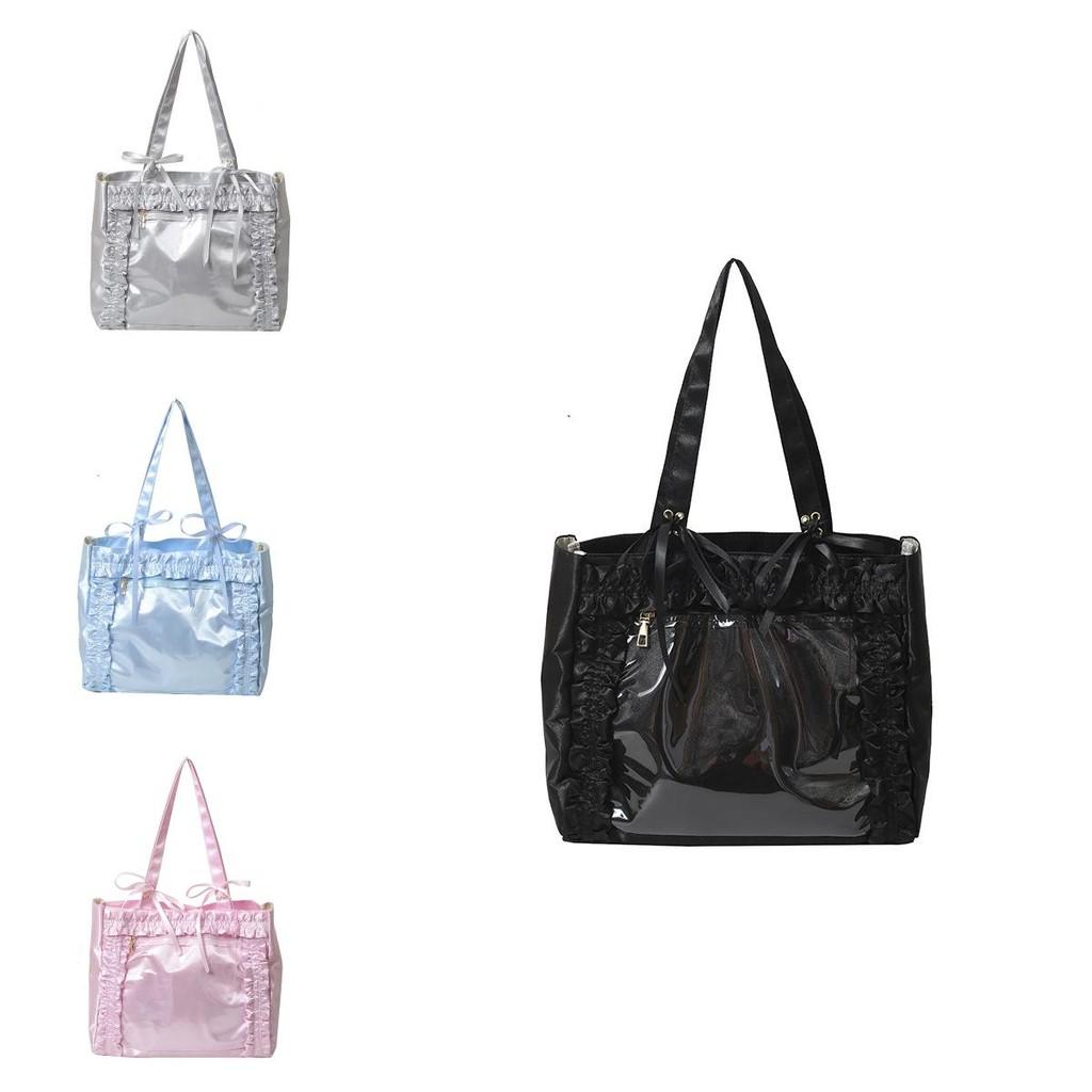 Nylon Bag For Students With Zipper Closure And Inner Pockets For Daily Use