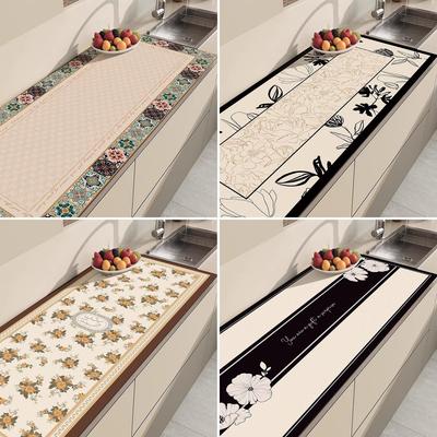 Kitchen Countertop Drain Mat, Bar Counter Absorbent Mat, Heat-Resistant Mat, Stove Top Mat, Customizable Diatomaceous Earth Mat