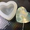 2pcs 3D Love Heart Silicone Mold Aroma Plaster Candle Mould DIY Dessert Mousse Baking Pastry Candy Moulds Cake Decoration