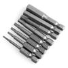 8pcs Hex Key Bits Set Quick Connect Power Drill 1 4 Magnetic Handle