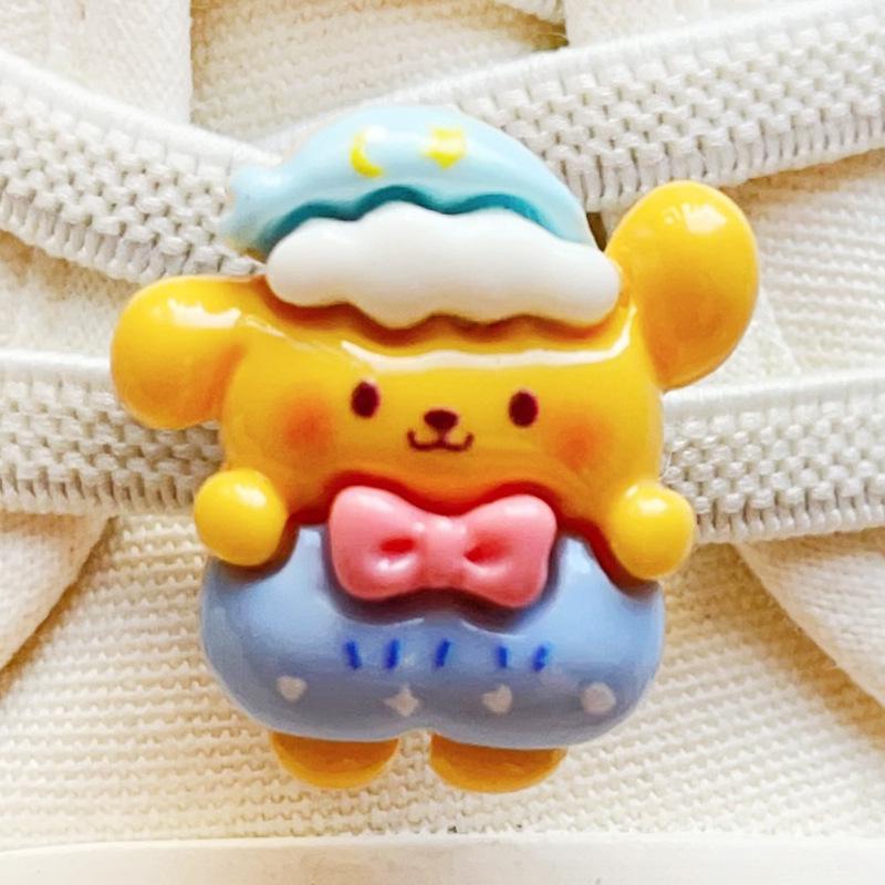 Kids Cartoon Shoelace Charms: Air Force 1 Resin Ornaments & DIY Accessories