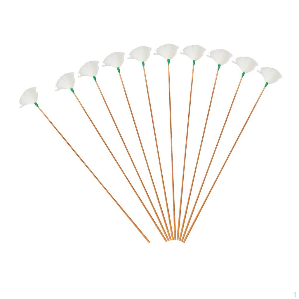 10 Professional Adult Kids Goose Feather Ear Tips / Soft Plug Earwax Remover Cleaning Tool
