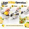 Lightweight Squeezer for Travel 2Pcs Fish Shape Lemon Squeezer Stainless Steel Manual Citrus Juicer Portable Hand Press Limes Oranges Cocktails,