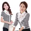 Women's Spring/Summer Shirt Korean Style Striped Slim-Fit Blouse