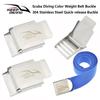 With Electroplating Quick-release Buckle Webbing Buckle  Diving Equipment Accessories