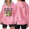 Women's Fashion Casual Long Sleeve Loose Printed Pullover Sports Long Sleeve Sweatshirt