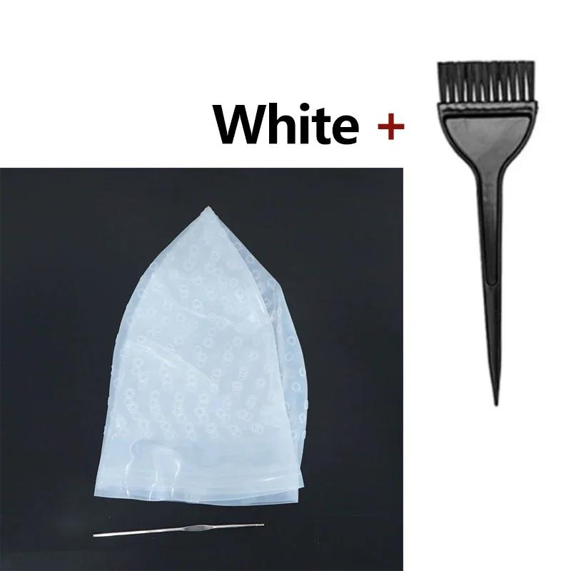 Reusable Hair Color Coloring Highlighting Dye Cap for Hair Extension Styling Tools Barber Beauty Professional Hair Salon Styling
