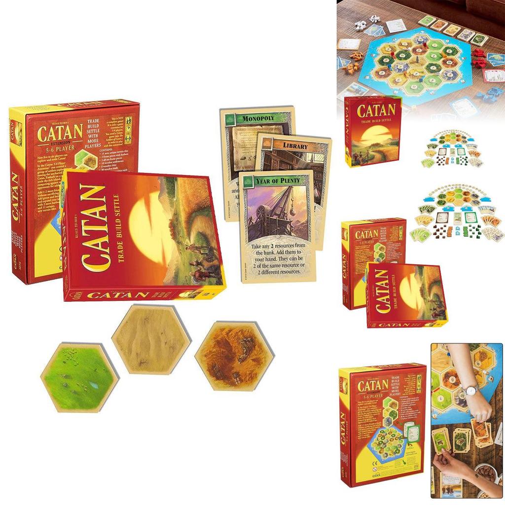 Board Game Desktop Catan Island 35 Player Expansion Table Card Family Gathering