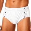 S-3XL Men‘s Waterproof Incontinence Underwear: Side Snap Button & Tear-Away Design, Washable Protective Cover for Elderly Care