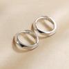 S925 Rhombus Hoop Earrings: Elegant, Versatile & High-Quality Ear Studs for Women