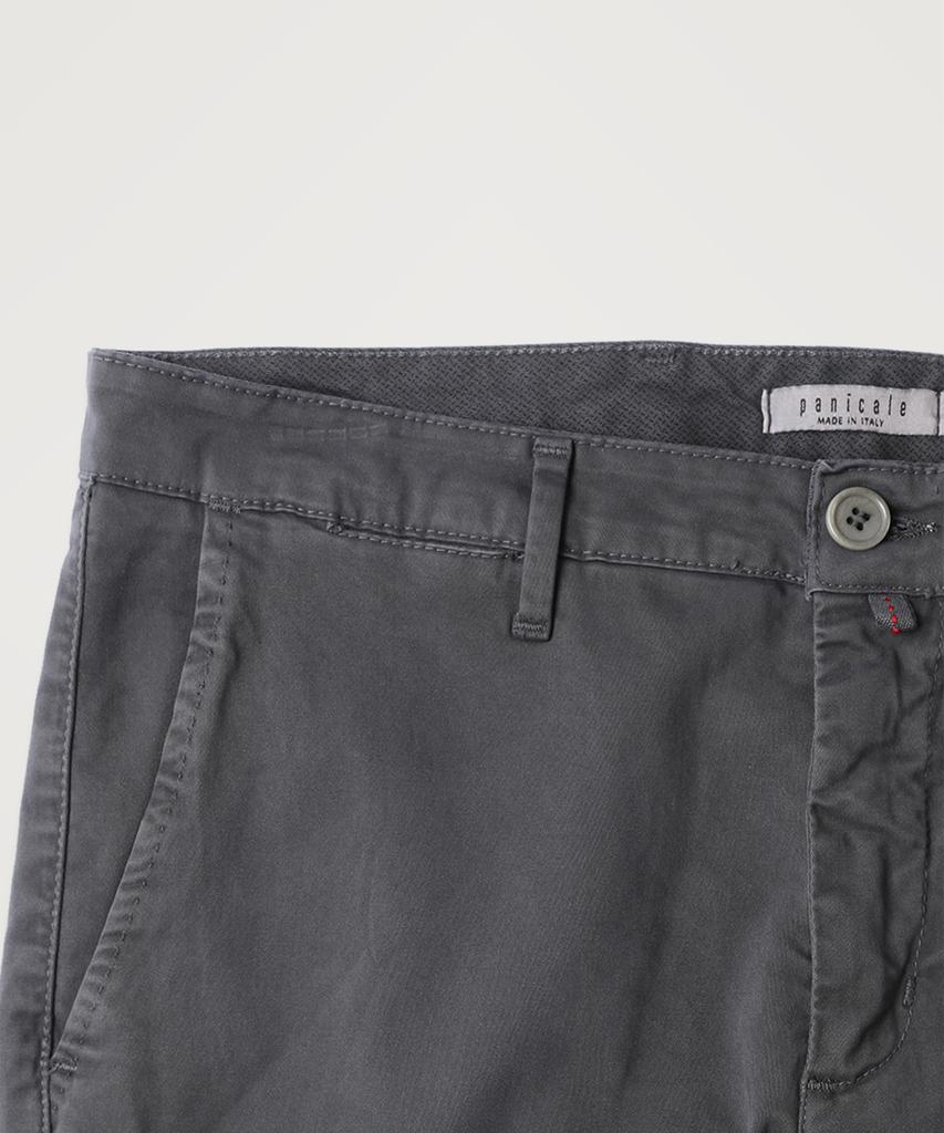 PANICALE Triple A Cotton Chino Pants [Charcoal]