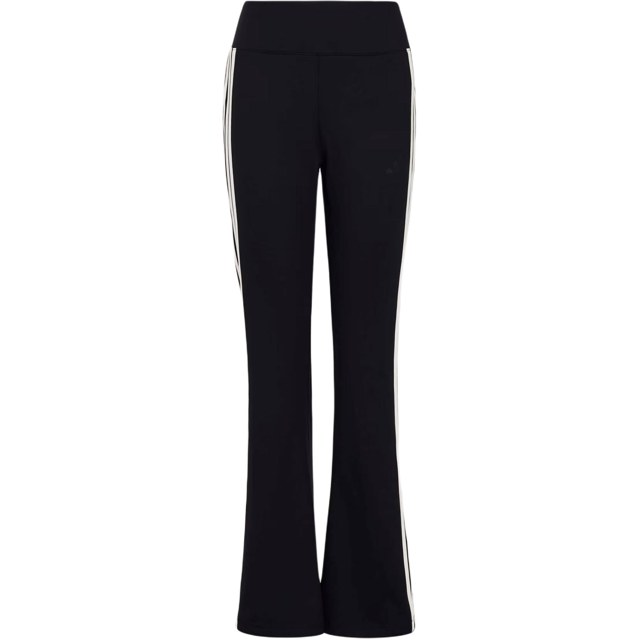 Adidas Daily Quick-Dry Striped Flared High-Waist Casual Pants Women bottoms KX2749 M