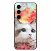 For Samsung Galaxy A56 5G Case Cute Cartoon Soft TPU Silicone Cover for Galaxy A26 / A36 / A 56 Phone Cases A 26 36 Black Coques