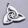 Silver Color Satan Charm Pentagram Star Moon Accessories Witch Celtic Knot No Fade DIY Stainless Steel Charms For Jewelry Making