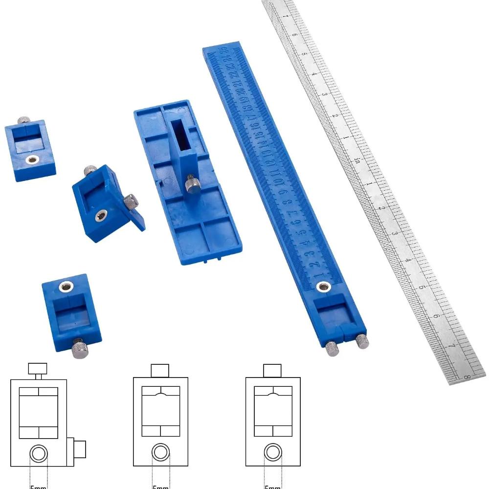 ALLSOME Cabinet Hardware Jig Template Tool Drawer Pull Jig Cabinet Jig  for Handles and Pulls