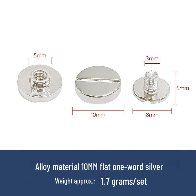 Taschen- und Gepäckzubehör: Ringe, Mönchskopf, Nippelstecker, DIY Lederschnallen, Schraubnieten