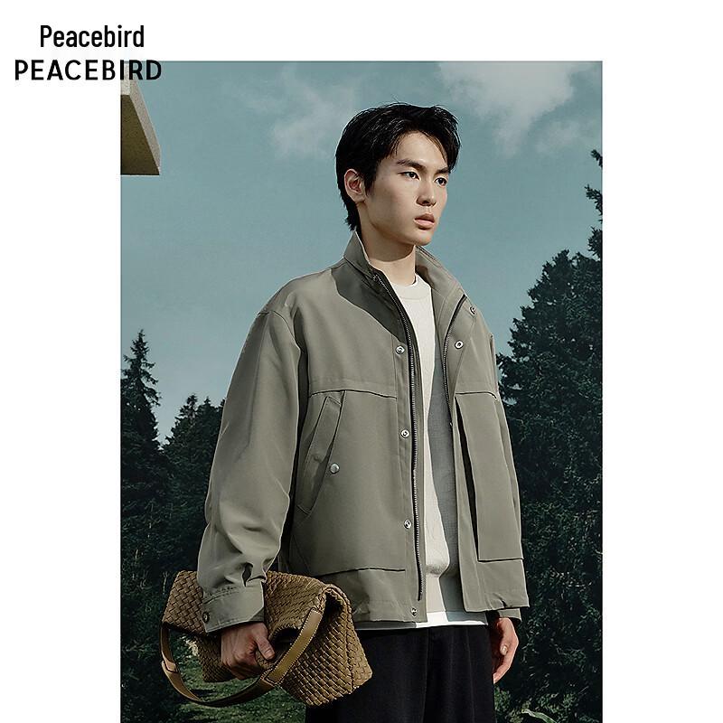 PEACEBIRD Men's Stand-Collar Jacket