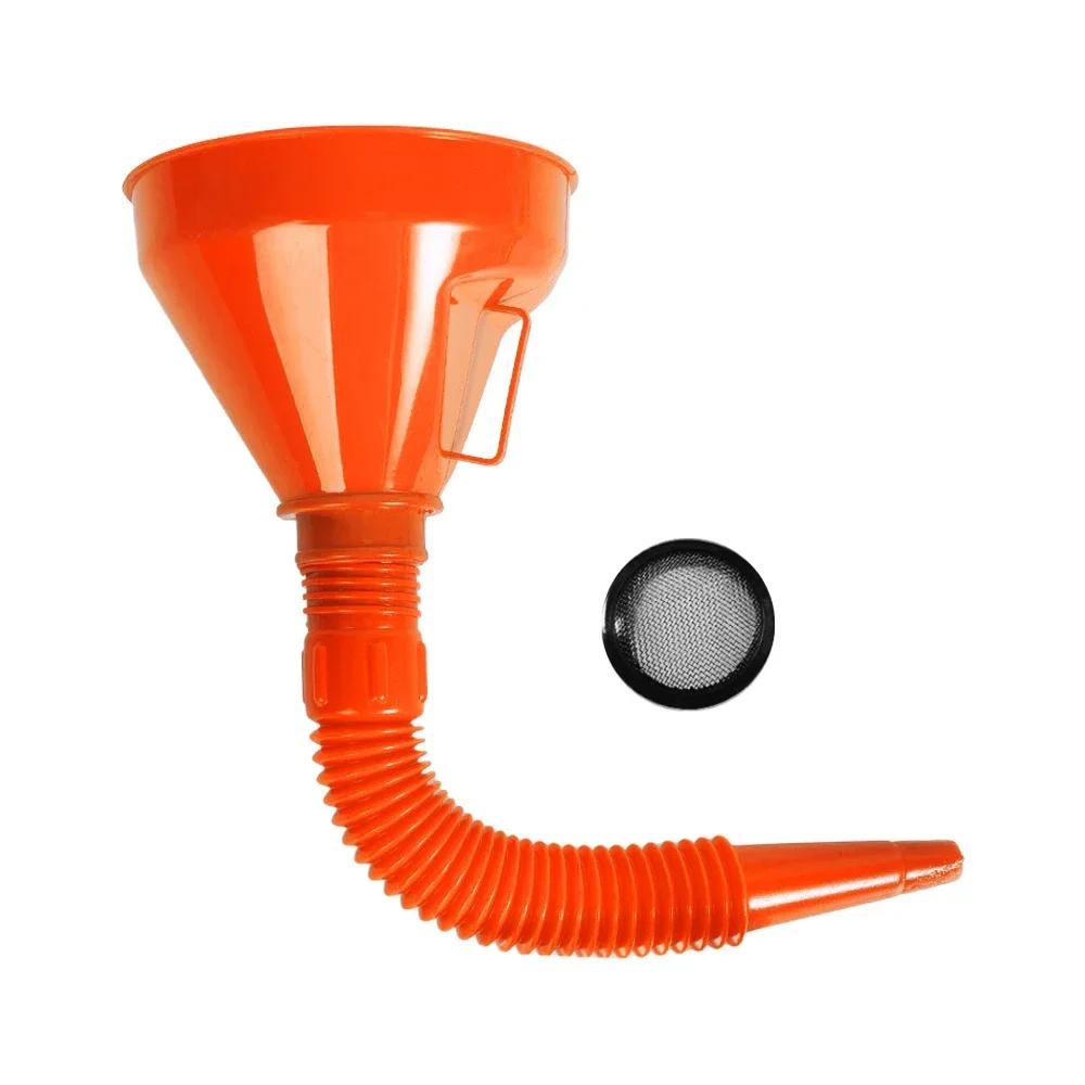 Universelles Verlängerungsrohr Auto Betankungstrichter Motorrad LKW Öl Benzin Diesel Benzin Trichter Werkzeuge mit Filter Zubehör