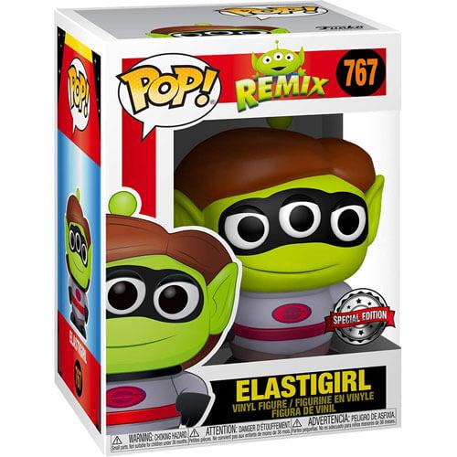 Pixar Alien Remix Elastigirl Tuta Argentata US Pop! Vinile