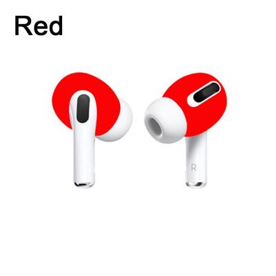 2pcs/1pair Soft Earphone Protective Earbuds Case Cover Silicone Eartips For Airpods Pro