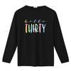 Tie Dye Hello Thirty 30 Year Old 30th Birthday Women Age T Shirt vintage Washed Stylish Unisex Casual Stretched homme