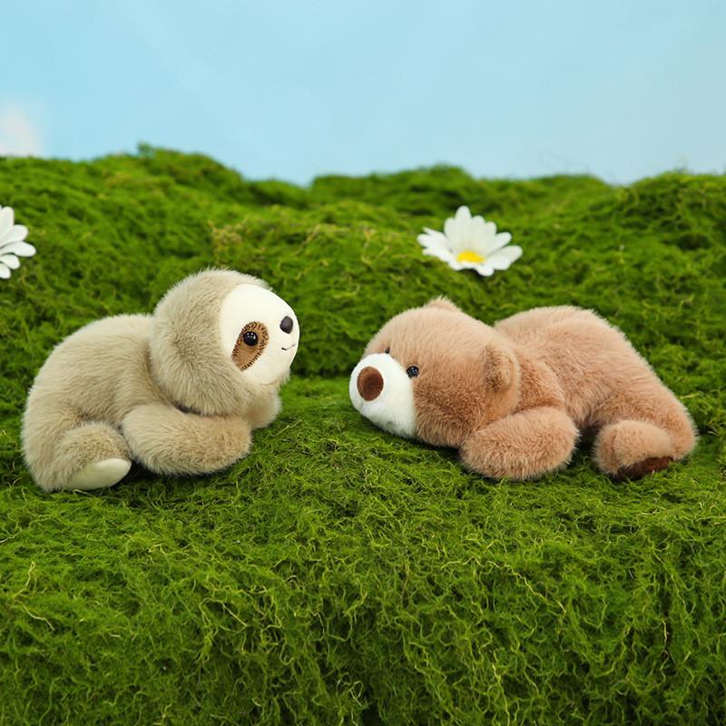 Animals Cartoon Plush Toy Room Decoration Rabbit Pig Dog Sloth Bear Dragon Bee