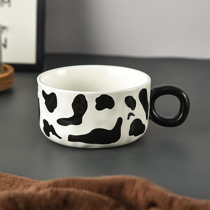 Model Animal Valoare Mare Cupă Scurtă Ceramică pentru Desert Înghețată Senzație High End Design Nișă Cană Cafea Comercială Feminină