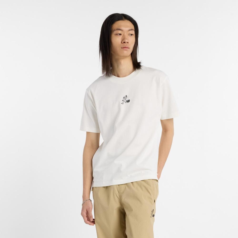 New Balance M So Heavyweight Cotton Tee Mt43739Sst Sst XXL 9690₽