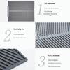 Silicone Non-Slip Heat Insulation Drain Mat for Kitchen and Dining Table
