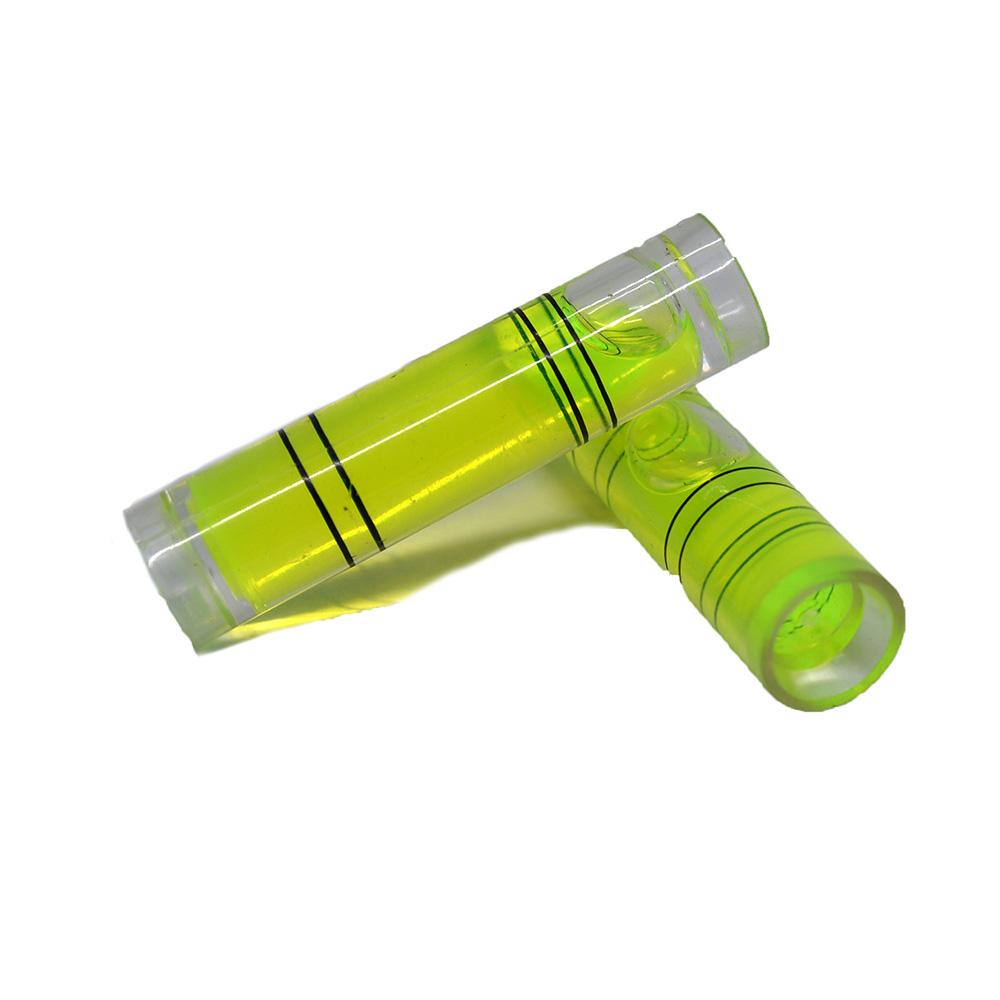 100 szt. Wysokiej Dokładności Libella Rurkowa Bąbelkowa dla Profesjonalnego Narzędzia Pomiarowego 40mm