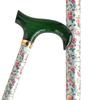 Cute, Floral-patterned, Retractable Walking Stick for Women, Suitable for Both Short and Tall People, White, SG-certified