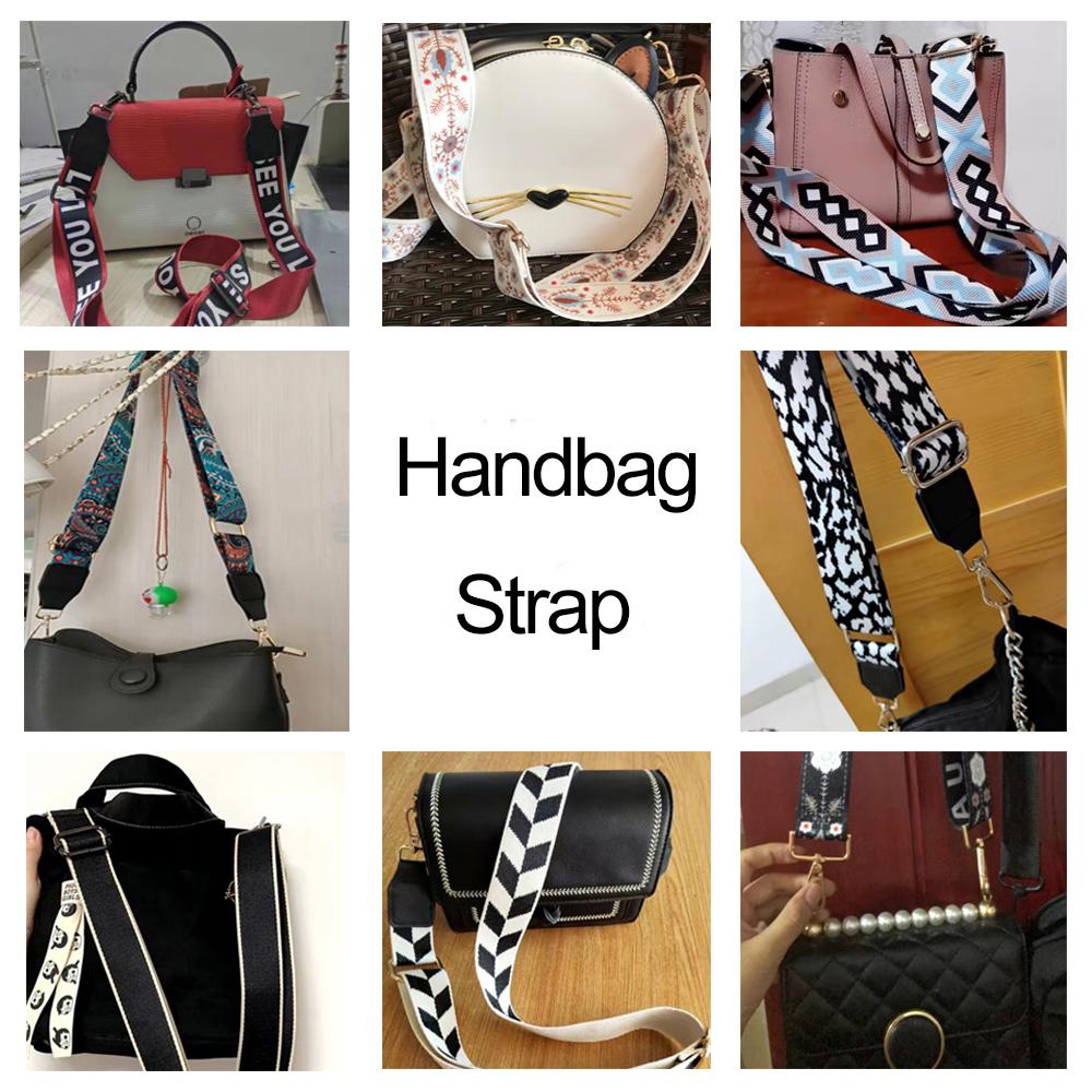 Handbag Straps Crossbody Adjustable Wide Shoulder Bag Strap for Ladies Messenger Belt Replacement Purse Band Webbing Accessories