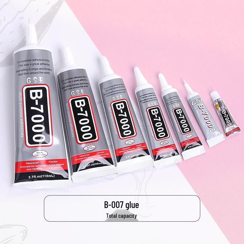 DIY B7000 3ml Rhinestone and Jewelry Adhesive with Needle for Phone Screens and Stickers